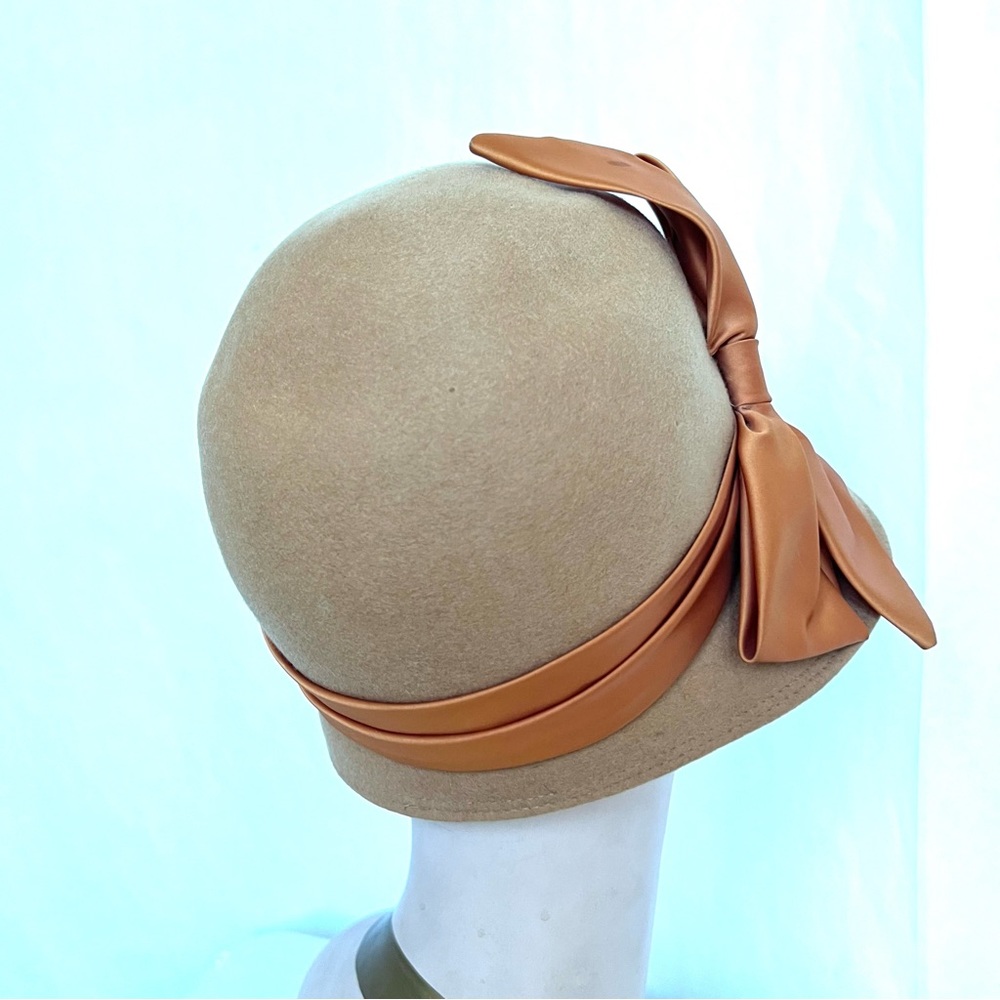 Vintage Henry Pollak New York Cloche Flapper Style 20s Hat - Picture 6 of 15